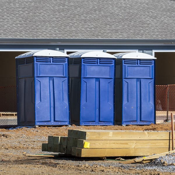 are there any restrictions on where i can place the porta potties during my rental period in Ada